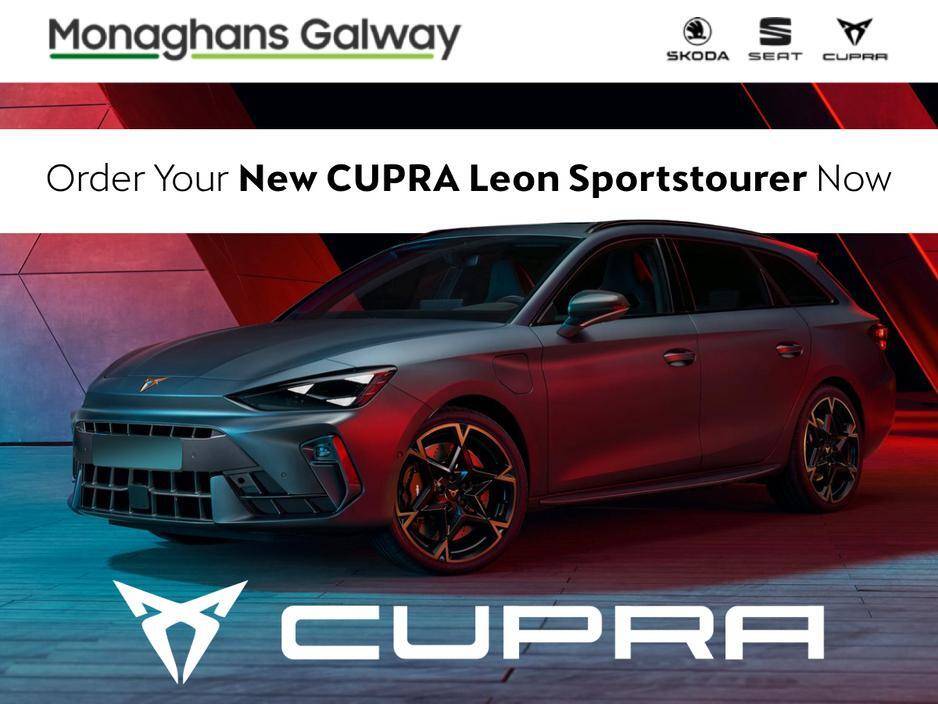 Monaghans Galway — Order your new CUPRA Leon Sportstourer now